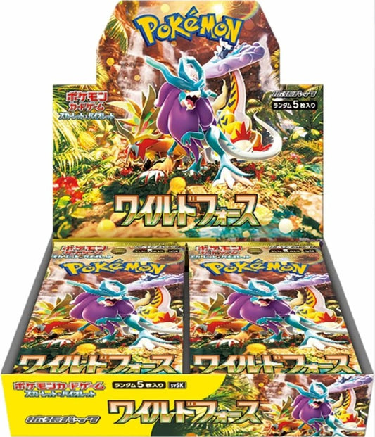 Pokémon TCG – Wild Force Booster Box [Japanisch, SV5K]